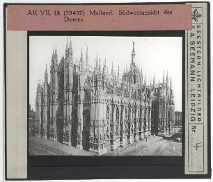 Mailand, Dom : Außenansicht von SW