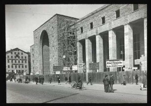 Hauptbahnhof im Bau (Bonatzbau)