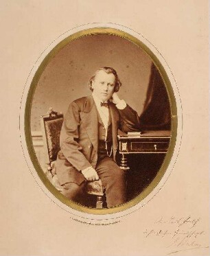 Bildnis von Johannes Brahms (1833-1897)