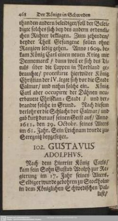 102. Gustavus Adolphus