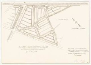 Dauerkleingartenanlage, Berlin-Wittenau: Lageplan 1:4000