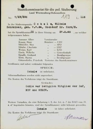 Öchsle, Wilhelm