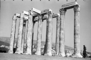Athen: Akropolis, Säulen des Zeus-Tempels