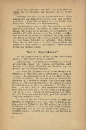 Was ist Imperialismus?