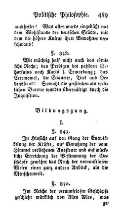 [V.] Bildungsgang.