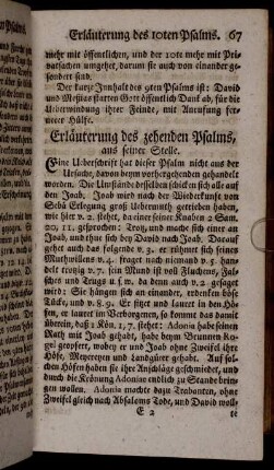 Erläuterung des zehenden Psalms, [...].