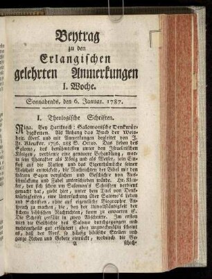 1787: Erlangische gelehrte Anmerkungen und Nachrichten