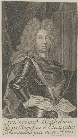 Bildnis des Fridericus Wilhelmus