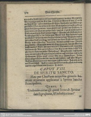 Caput VIII. De Spiritu Sancto
