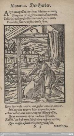 Alutarius. Der Gerber.