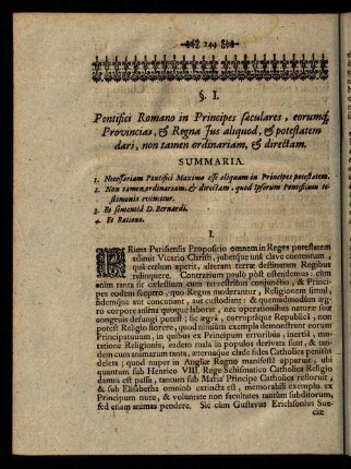 144-149, § I. Pontifici Romano in Principes saeculares ...