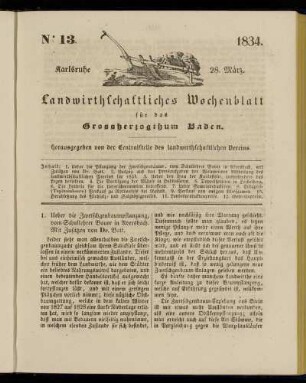No 13. 28. März. 1834