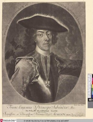 Franc. Eugenius Princeps Sabaudiae