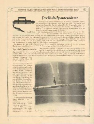 Preßluft-Spantennieter