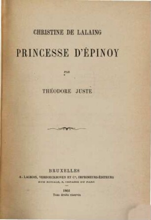 Christine de Lalaing, princesse d'Épinoy