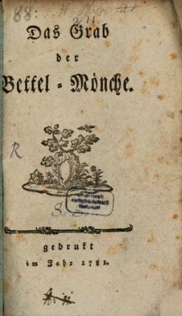 Das Grab der Bettel-Mönche