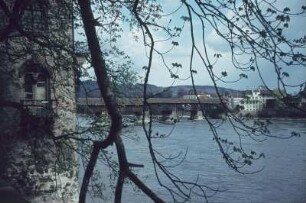 Bad Säckingen. Alte Rheinbrücke, Ansicht der Unterstromseite