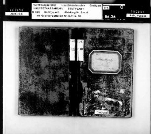 Kriegsstammrolle der Gebirgskanonenbatterie Nr. 13