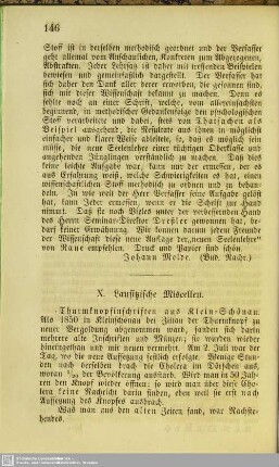 Lausitzische Miscellen