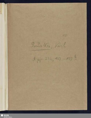 Nr. 157-157h. Preusker, Karl