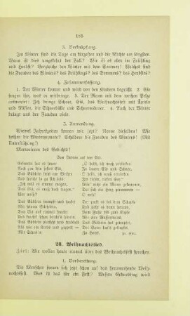 28. Weihnachtslied