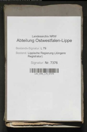 Öffentliche Gebäude im Baukreis Lemgo / Amt Hohenhausen: Amtsgericht Hohenhausen - [Band 1]