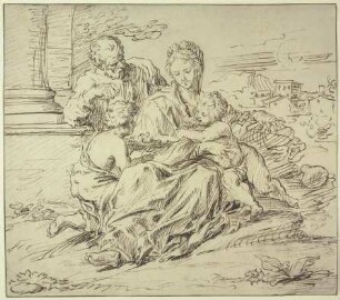 Die Heilige Familie mit dem Johannesknaben