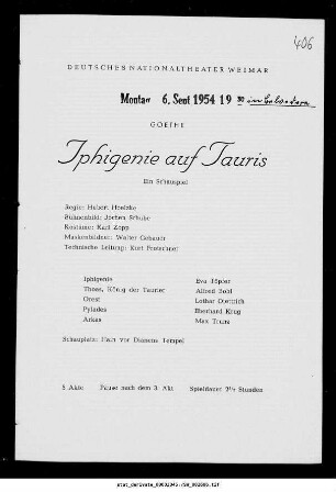 Iphigenie auf Tauris