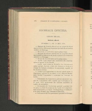 Journaux Officiels.