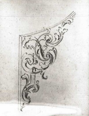 Sangerhausen, Sankt Jakobi Kirche, Ornamententwurf für den Prospekt der Hildebrandorgel : Archiv der Superintendentur.Cap.B.Nr.I.Litt.B.Nr.36 Bl.32