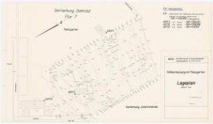 Palaisgarten mit Nordwestdeutscher Musikakademie, Detmold: Höhenplan 1:500