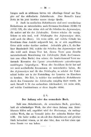 § 8. Der Anhang oder das neunzehnte Buch.