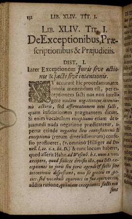 Lib. XLIV. Tit. I. - Tit. VII.