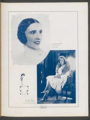 [Fotografías de] Sra. Susana Paladino de Hill Hamilton [y] Sra. Sofía Perotti Corradi de Podestá