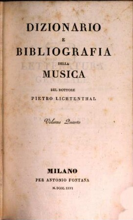 Dizionario e bibliografia della musica. 4