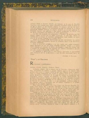 "Proa" y el fascismo