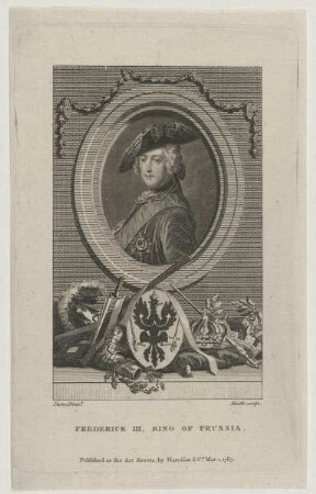 Bildnis des Frederick III, King of Prussia