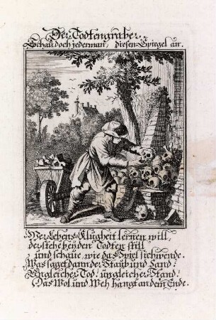 Grafik "Der Totengräber"