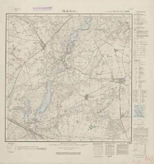 2567 (alte Nr.: 1163) Flederborn, Meßtischblatt (4cm - Karte)