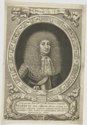 Bildnis des Fridericus Dux Saxoniae, Iuliae Cliviae