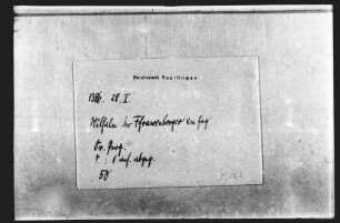 Wilhelm Frauenberger von Hag, Landvogt in Ober- und Niederschwaben, quittiert der Stadt Reutlingen die gewöhnliche Reichssteuer für das Jahr 1385.