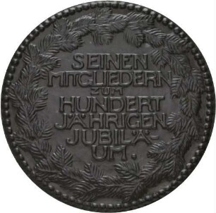 Medaille 100 Jahre Badischer Kunstverein