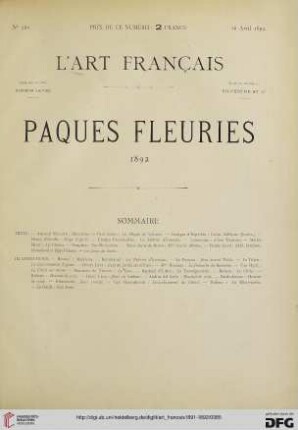 No. 260 (16 Avril 1892) – No. 261 (23 Avril 1892)