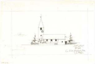 Gsaenger, Gustav; Blaichach / Allgäu (Bayern); Ev. Kirche - Ansicht