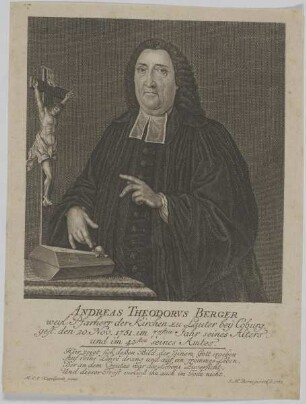 Bildnis des Andreas Theodorvs Berger