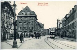 Chemnitz. Dresdner Straße - Kunstgewerbehaus