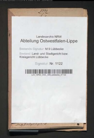 Erblasser: Schnaare, Wilhelmine Charlotte, geb. Meier: