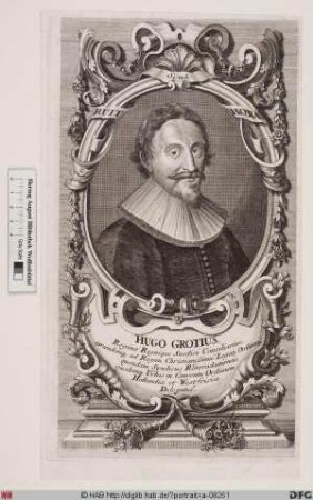 Bildnis Hugo Grotius (eig. Huig de Groot)