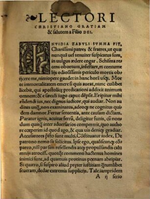 Epistolarum, quae inter aliquot centurias videbantur partim profuturae theologicarum literarum studiosis, partim innocentis famam adversus sycophantiam defensurae libri quatuor