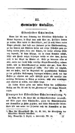 Elberfelder Schulwesen